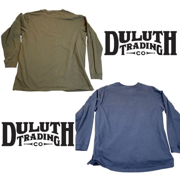 2 Duluth Trading Co. Mens T-Shirt XL Lot Of Two Longtail Long Sleeve Casual Tee - Picture 3 of 3